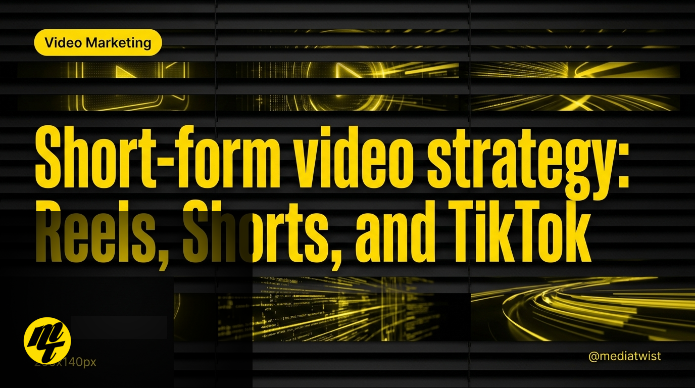 Short-form video strategy: Reels, Shorts, and TikTok