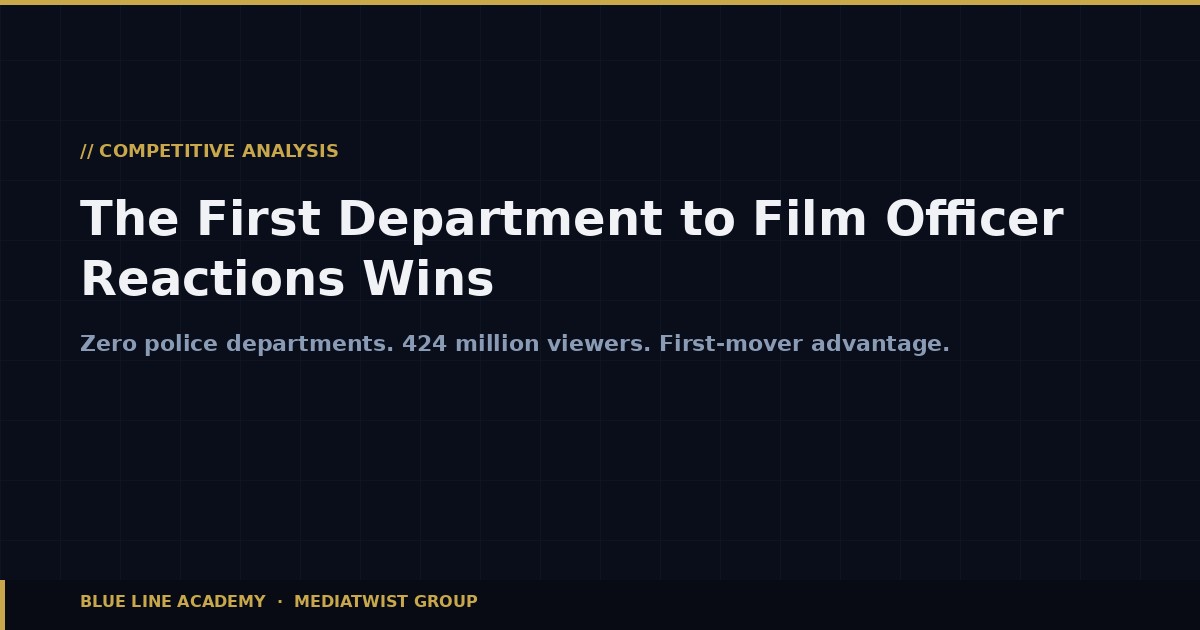 First Department to Film Officer Reactions Wins